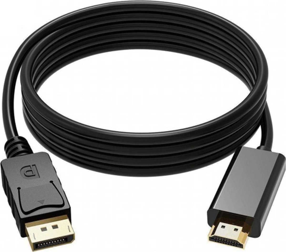 Προσαρμογέας Καλωδίου DisplayPort / HDMI OEM Μαύρο 1.8m