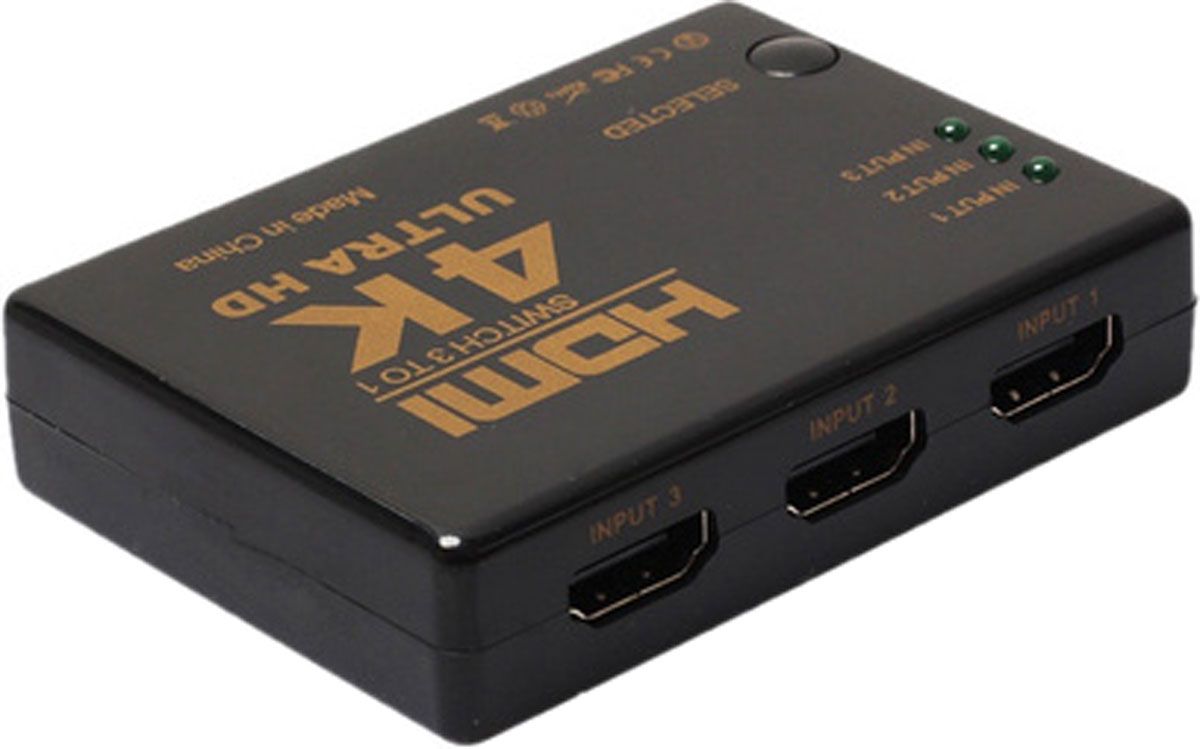 HDMI Switch OEM 3 Θυρών Μαύρο