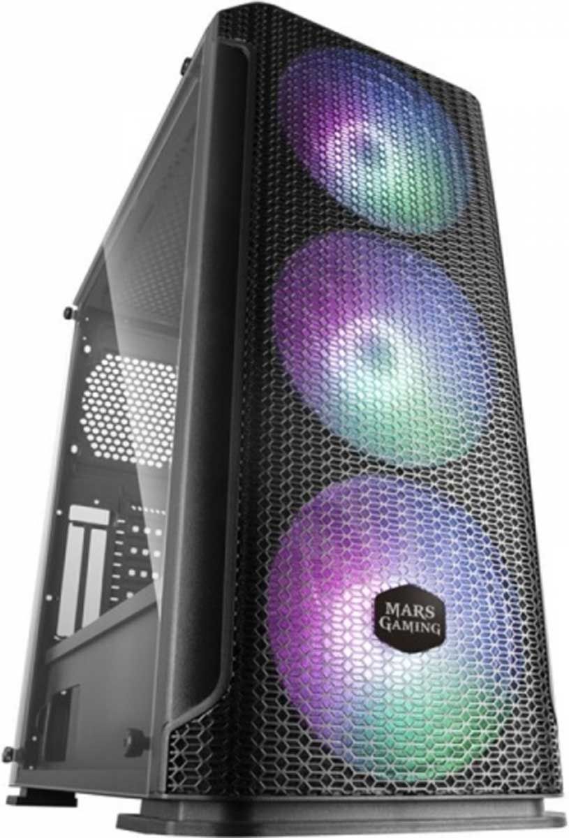 Gaming Κουτί Η/Υ ATX Full-Tower Mars Gaming MCEX ARGB Μαύρο