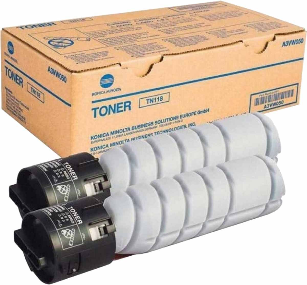 TN118 Toner Konica Minolta Black 12K 2 Pics