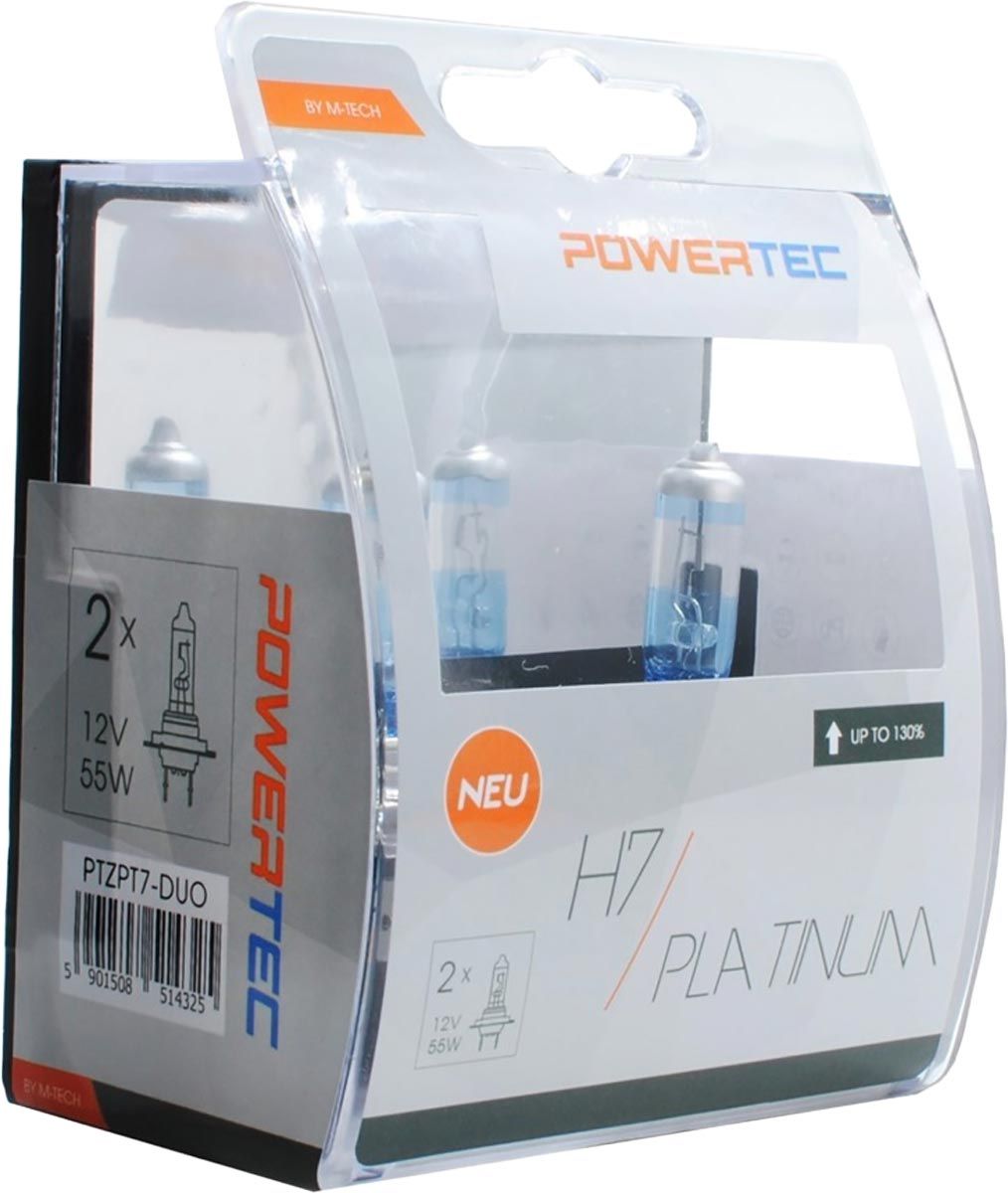 Λάμπα Αυτοκινήτου M-Tech PTZPT7-DUO H7 12V 55W 2 Τεμάχια