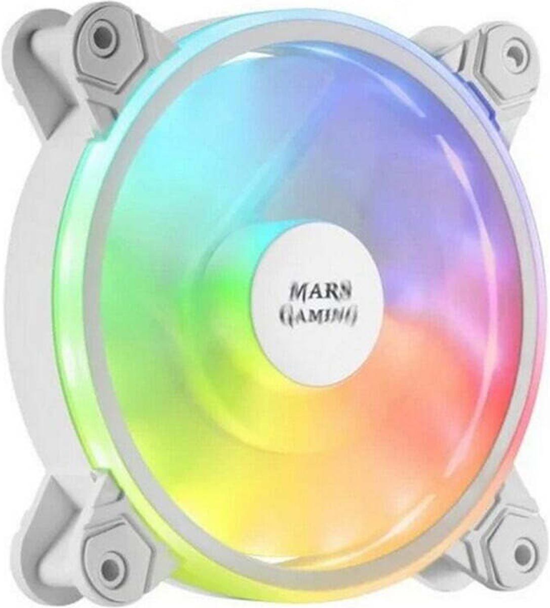 Ανεμιστήρας 120mm Mars Gaming MFXW Dual ARGB Λευκός