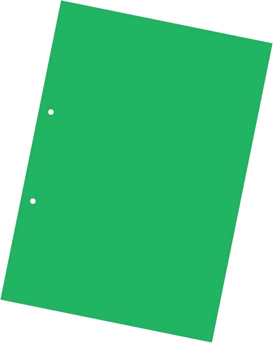 Διαχωριστικό Χάρτινο A4 Πράσινο 100 Τεμάχια