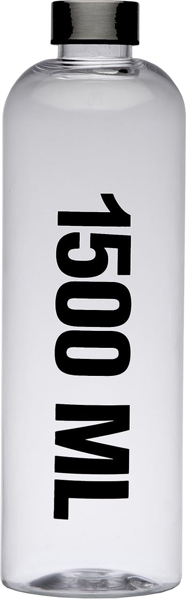 Bottle Steel Polystyrene Versa 1.5L Transparent