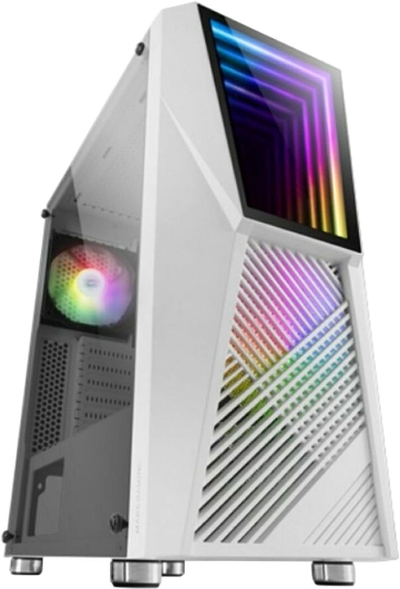 Gaming Κουτί Η/Υ ATX Mid-Tower Mars Gaming MC777 Λευκό